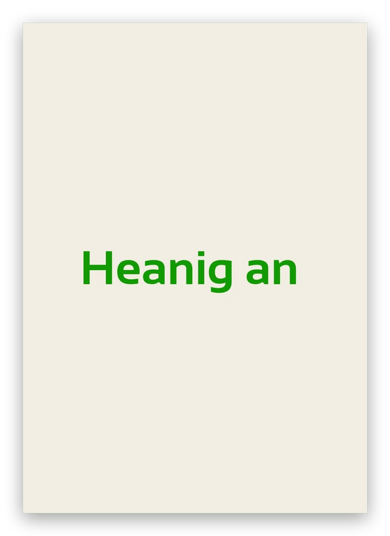 Twentse kaart, Heanig an