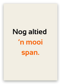 Twentse huwelijkskaart met de tekst: Nog altied ’n mooi span